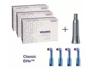 Young Einweg-Prophylaxe-Winkelstück - Starter Kit Classic Elite, soft, gerade