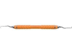 Rigid After-Five Gracey-Kürette - EverEdge 2.0, Griff 8 Resin 8 Colors Figur 11/12, orange