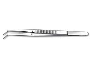 Zahnpinzette College Länge 15 cm (773/2), kurze Spitze, gerieft
