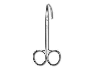 Zahnfleischschere Länge 10,5 cm (802/10.5), gebogen