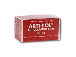 Bausch Arti-Fol® zweiseitig 75 mm BK 75, rot, Rolle 15 m
