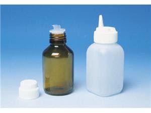 Dosierflaschen Flüssigkeit Braunglas-Flasche für 80 ml, Packung 5 Stück