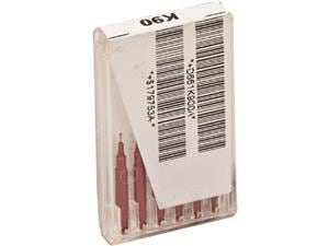 Kodex Bohrer TMS-Minikin Figur K-90 rot - kurz, Größe 0,425 x 1,5 mm, Packung 6 Stück