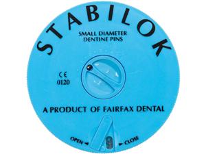 Stabilok Edelstahl - Set Small, blau, Packung 100 Stück + 5 Vorbohrer