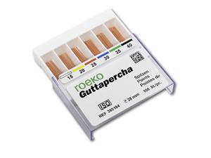 roeko Guttaperchaspitzen ISO rosa ISO 015, weiß, Packung 100 Stück
