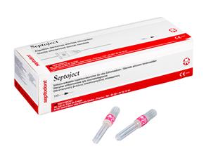 Septoject Magenta - 25G, 0,5 x 25 mm, kurz, Packung 100 Stück