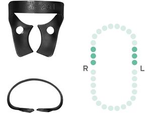 Kofferdam-Klammer, Black Line - Obere Molaren Figur 26N, für obere Molaren
