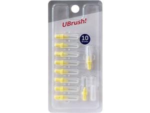 UBrush! Bürstchen Gelb, Ø 0,6 mm, Packung 10 Stück