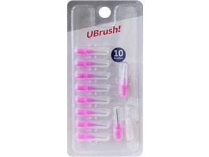 UBrush! Bürstchen Pink, Ø 0,7 mm, Packung 10 Stück