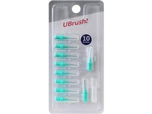 UBrush! Bürstchen Grün, Ø 0,9 mm, Packung 10 Stück