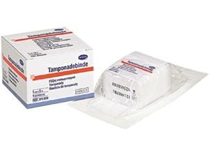 Hartmann Tamponadebinden Breite 1 cm, Packung 5 m