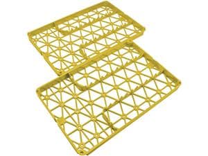 KKD® SteWaFix A+ Instrumententray, für 12 Instrumente Gelb