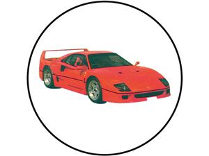 Happy-Design KFO-Einlegemotive Ferrari, Packung 20 Stück