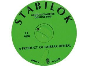 Stabilok Edelstahl - Set Medium, grün, Packung 20 Stück + 1 Vorbohrer