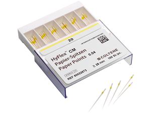 HyFlex™ CM Papierspitzen Konizität 04, ISO 020, Packung 100 Stück