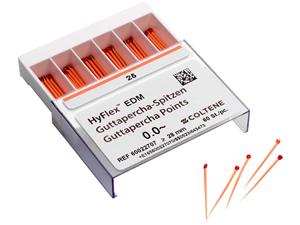 HyFlex™ EDM Guttapercha Spitzen - Nachfüllpackung OneFile 25/~, Packung 60 Stück