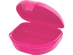 Flache Retainer-Box, 2,5 x 7,6 mm Neon pink, Packung 12 Stück