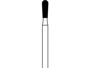 FG-Diamant, Form 239 ISO 018, Körnung normal, Kopflänge 5 mm, Packung 5 Stück