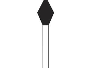 FG-Diamant, Form 038 ISO 047, Körnung normal, Kopflänge 7 mm