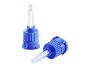 Mischkanülen blau, Ø 2,5 mm Stumpf, Packung 50 Stück
