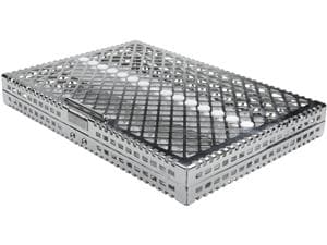 Steri-Wash-Tray, Large Weiß, mit Deckel