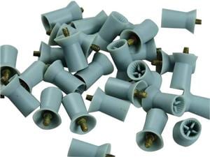 Screw-Type Cups Lamellen, hellgrau, weich, 9001/120, Packung 120 Stück