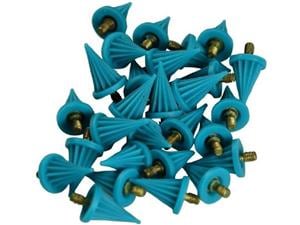Screw-Type Cups Spitz, türkis, weich, 9003/30, Packung 30 Stück