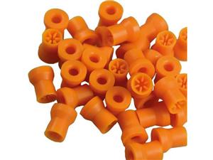 Snap-On Cups, Lamellen Orange, hart, 9010/120, Packung 120 Stück