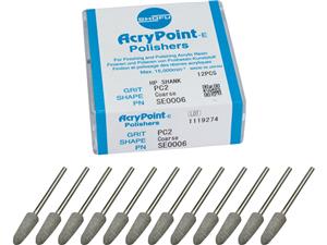 AcryPoint-E, Form PC2, ISO 050 Dunkelgrau, grob, Packung 12 Stück