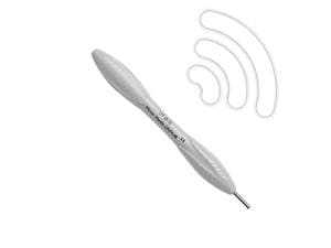 LM Spiegelgriff 28 - mit ErgoSense Griff Farbe grau