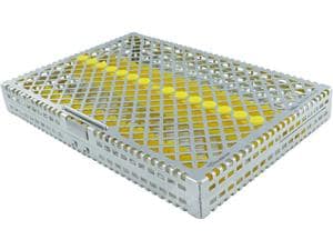 Steri-Wash-Tray, Large Gelb, mit Deckel