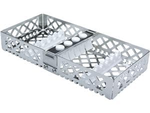 Steri-Wash-Tray, für 6 Instrumente Weiß, mit Clip