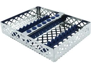 Steri-Wash-Tray, für 10 Instrumente Blau, mit Clip