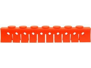 Silikon Niederhalter, für 10 Instrumente Orange