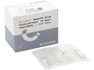 MicroMega 2Shape™ Papierspitzen Konizität 06, ISO 035, Packung 144 Stück