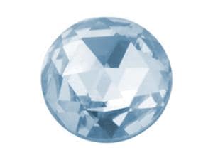 Prodental® Twizzler, Zahnschmuck Diamonds/Rosenschliff Iceblue, Ø 2,0 mm