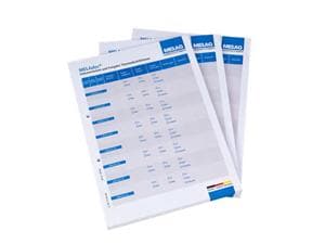 MELAdoc Dokumentationsblätter RDG, Blöcke 10 x 100 Blatt
