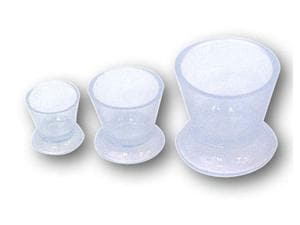 HS-Silikonbecher X-klein, 5 ml, Packung 3 Stück