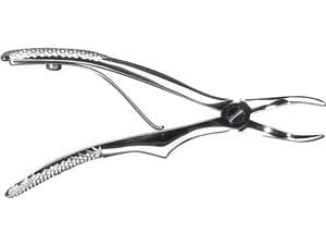 HS-Kinderzahnzange, Molarenzange Figur 3, OK, Länge 11,5 cm