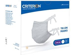 HS-Criterion® Mundschutz chirurgisch zum Binden Weiß, 3-lagig, Packung 50 Stück