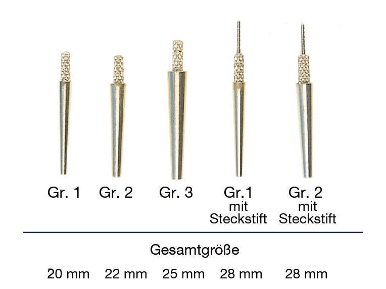 HSDowelPins SteckstiftAusführung, Größe 1, Packung 100 Stück Ihr