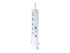 HS-Einwegspritzen Luer Größe 2 ml, Packung 100 Stück