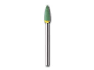 HS-CAD/CAM Finishing Diamantpolierer, RA Flamme mittel, grüngelb