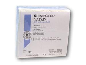 HS-Zelltuchservietten, Napkin 4-lagig: Packung 16 x 50 Servietten