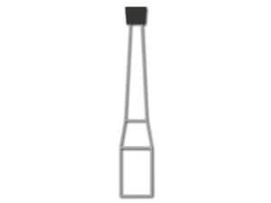 HS-Maxima® Hartmetallbohrer, Umgekehrter Kegel, Form 35 ISO 010, Packung 50 Stück