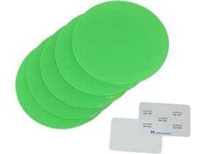 PLAY SAFE® triple, Ø 120 mm (rund) - 5er Set 1-farbig, grellgrün