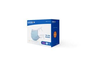 HS-Criterion® Mundschutz chirurgisch zum Binden Blau, 3-lagig, Packung 50 Stück