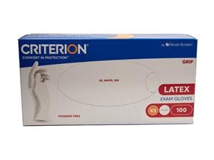 HS-Latex Handschuhe Grip puderfrei Criterion® Größe XS, Packung 100 Stück