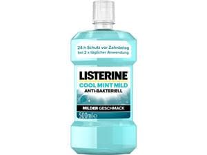 LISTERINE® COOL MINT - Milder Geschmack (früher ZERO) Flaschen 6 x 500 ml ohne Pumpspender