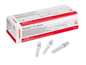 Septoject Evolution Blau - 30G, 0,3 x 16 mm, kurz, Packung 100 Stück